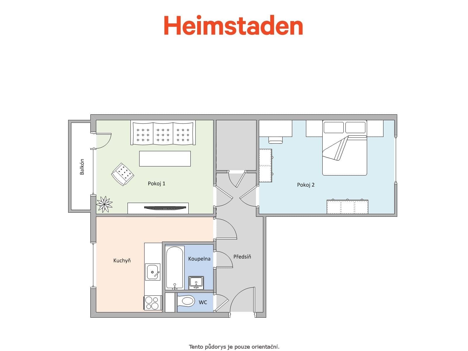 Pronájem bytu 2+1 56 m², Masarykova třída, Orlová, Moravskoslezský kraj Pronájem bytu 2+1 56 m², Masarykova třída, Orlová, Moravskoslezský kraj