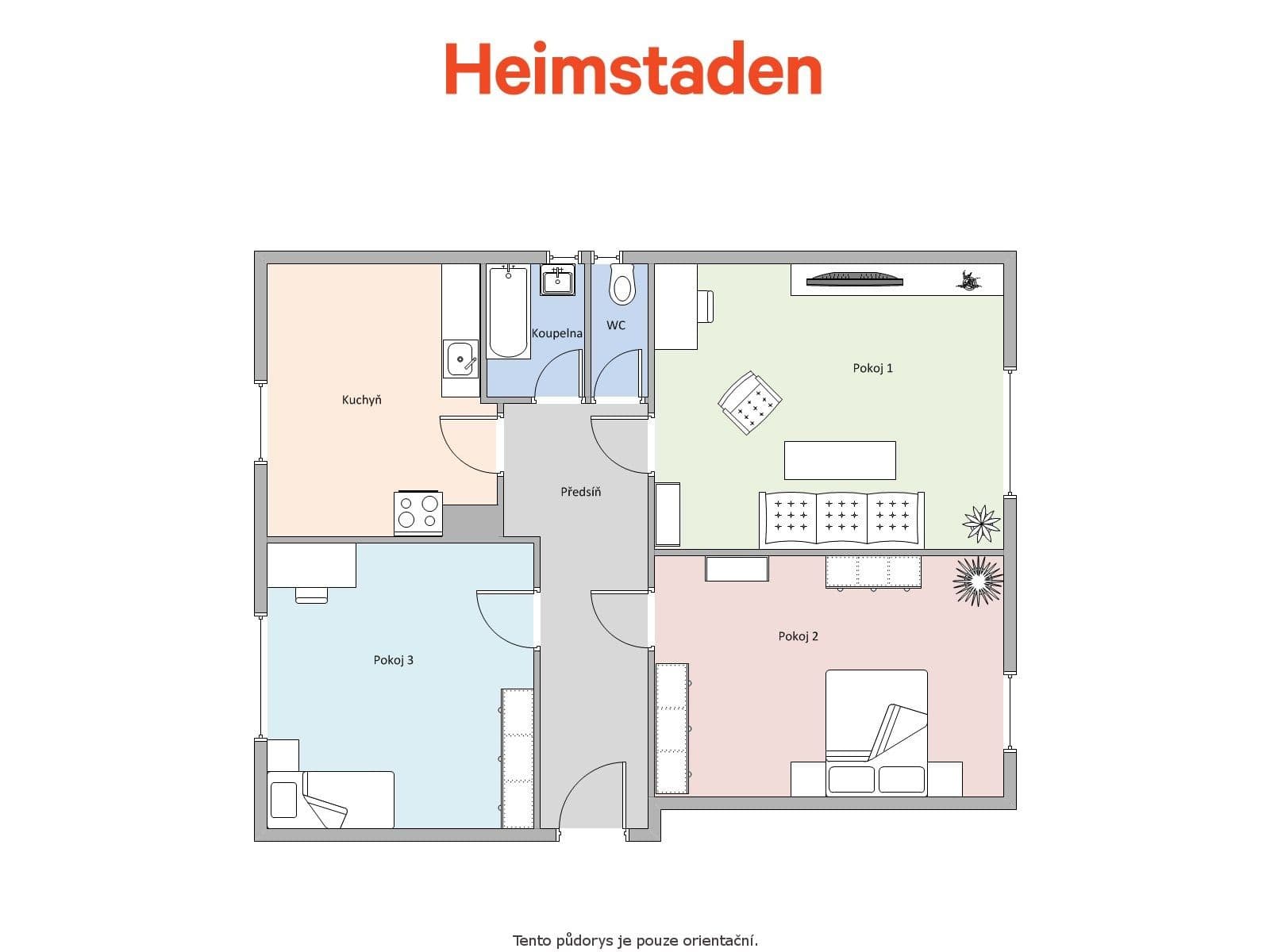 Pronájem bytu 3+1 70 m², Hornická, Orlová, Moravskoslezský kraj Pronájem bytu 3+1 70 m², Hornická, Orlová, Moravskoslezský kraj