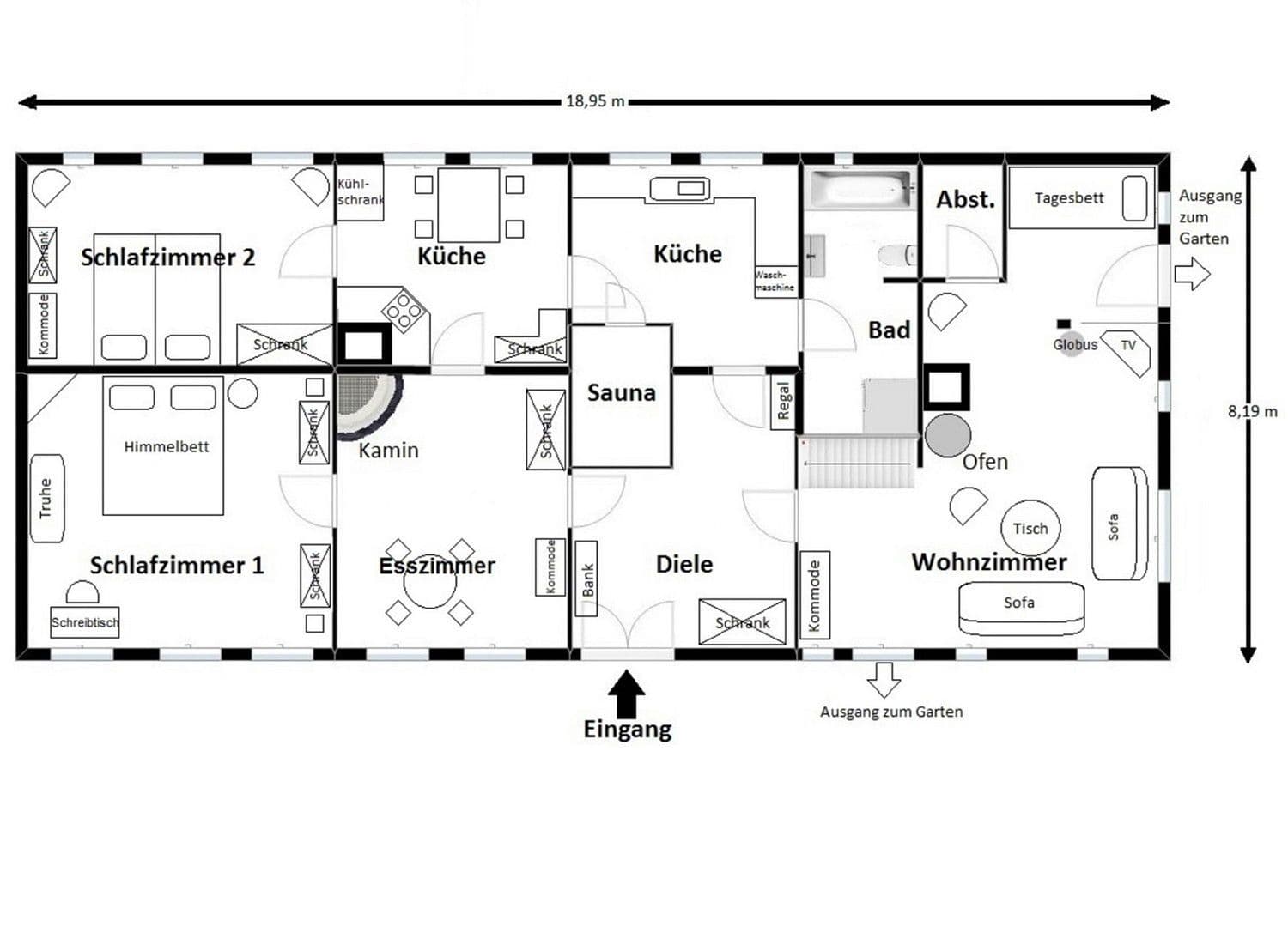 Prodej domu 129 m², pozemek 1.021 m², Schlossbergstraße 6, Stadum, Šlesvicko-Holštýnsko Prodej domu 129 m², pozemek 1.021 m², Schlossbergstraße 6, Stadum, Šlesvicko-Holštýnsko