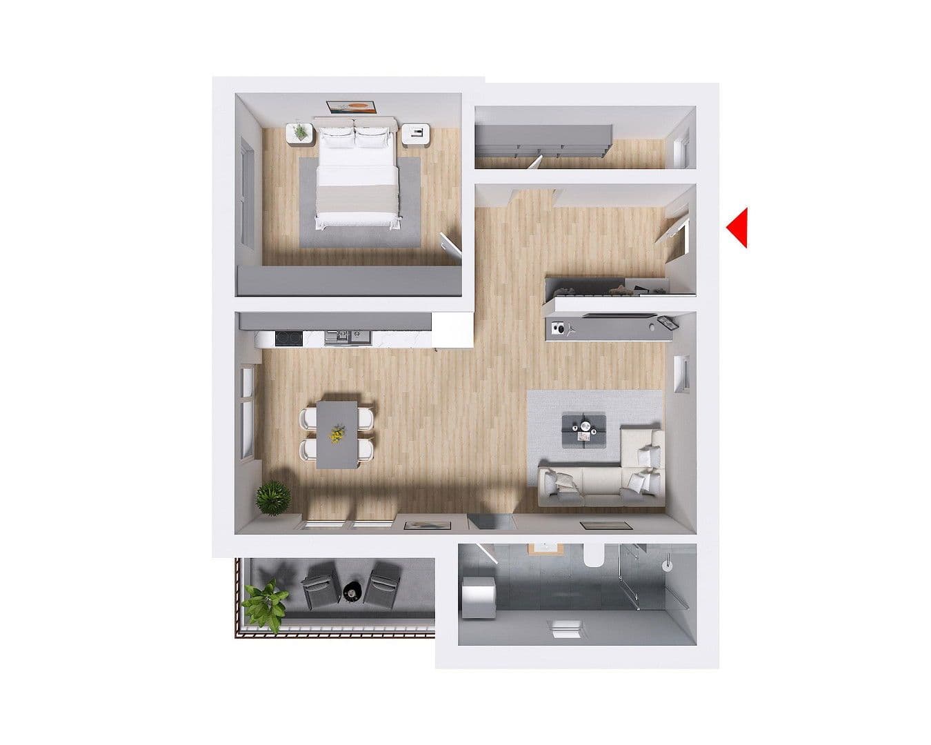 Prodej bytu 3+1 72 m², Auerbach, Bavorsko Prodej bytu 3+1 72 m², Auerbach, Bavorsko