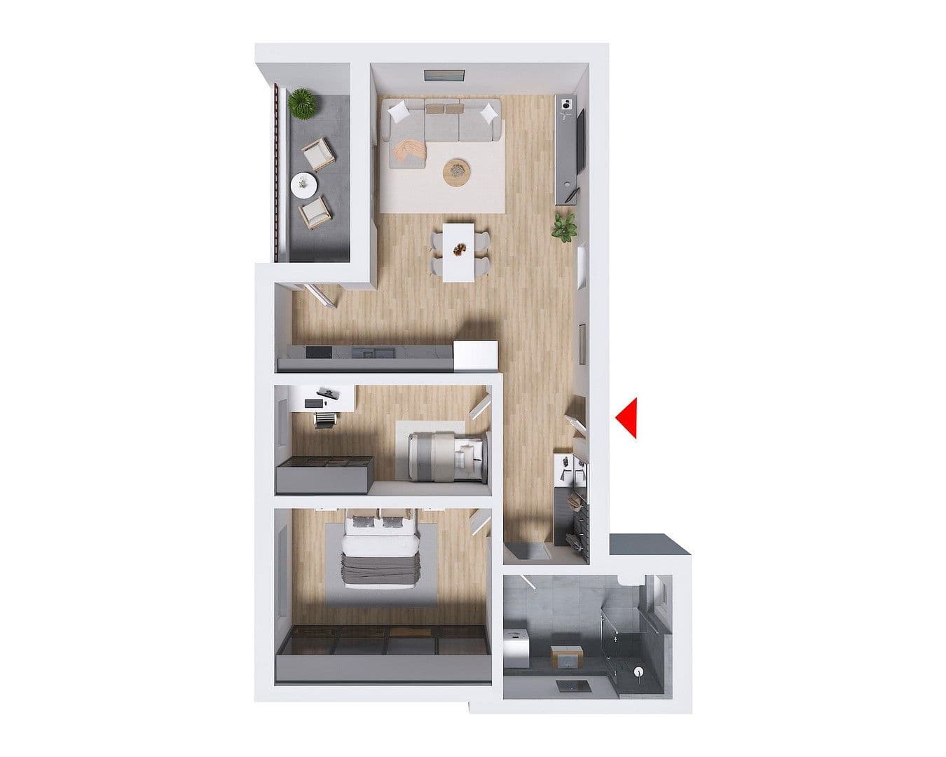 Prodej bytu 3+1 72 m², Auerbach, Bavorsko Prodej bytu 3+1 72 m², Auerbach, Bavorsko