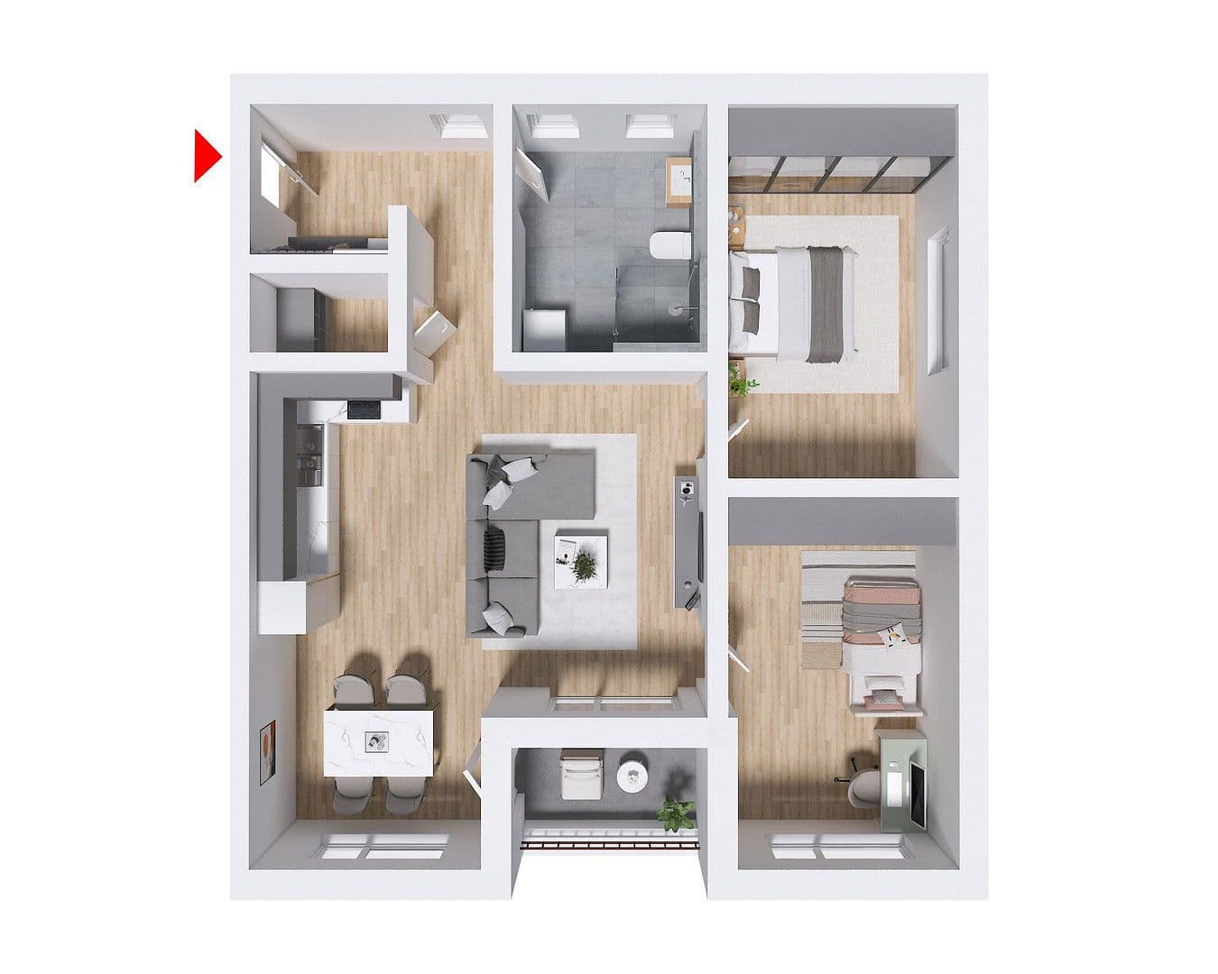 Prodej bytu 3+1 72 m², Auerbach, Bavorsko Prodej bytu 3+1 72 m², Auerbach, Bavorsko