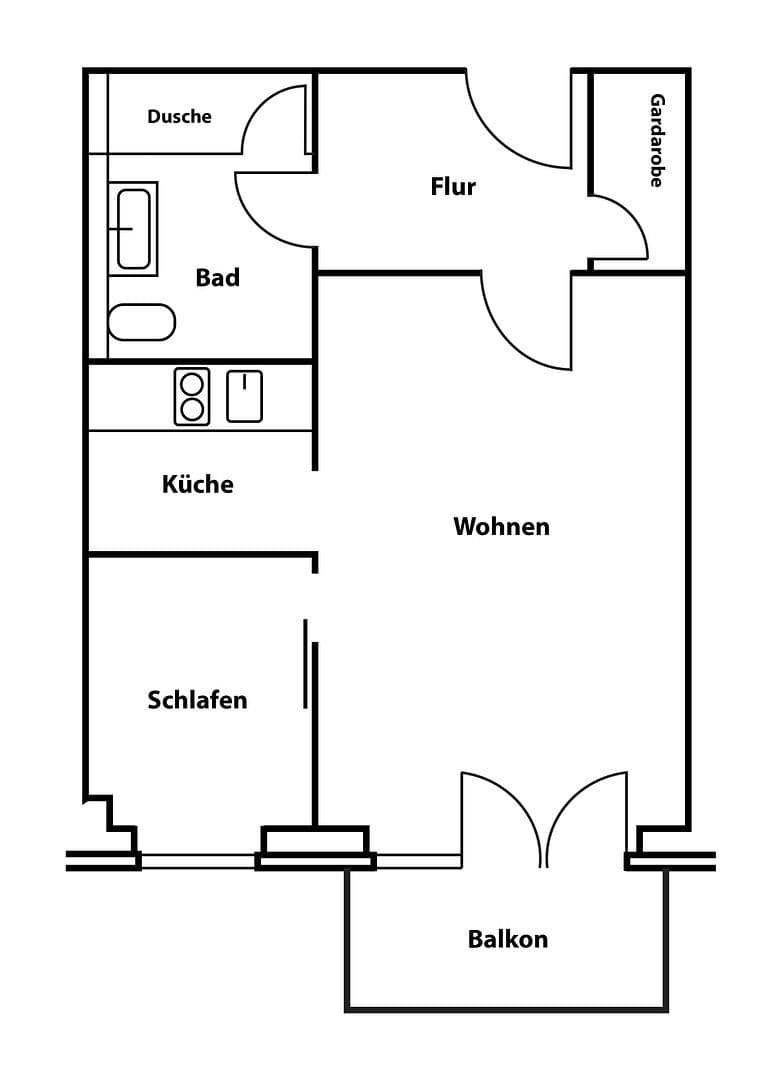 Pronájem bytu 1+kk 47 m², Wedel, Šlesvicko-Holštýnsko Pronájem bytu 1+kk 47 m², Wedel, Šlesvicko-Holštýnsko