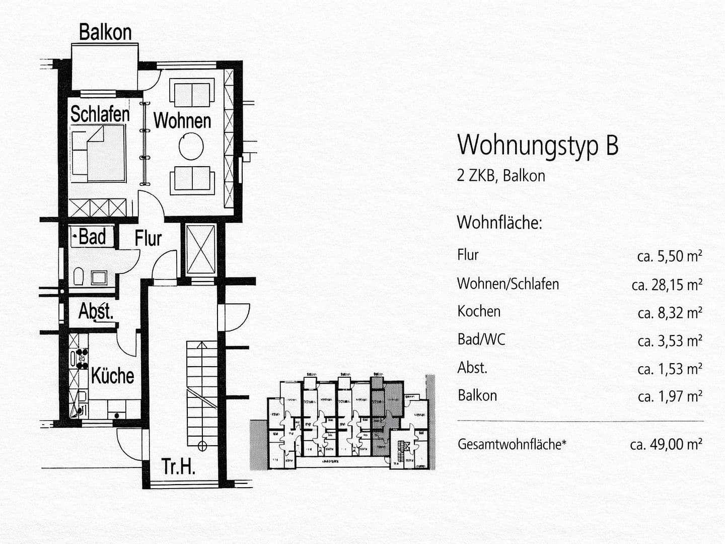 Pronájem bytu 2+1 49 m², Mannheim, Bádensko-Württembersko Pronájem bytu 2+1 49 m², Mannheim, Bádensko-Württembersko