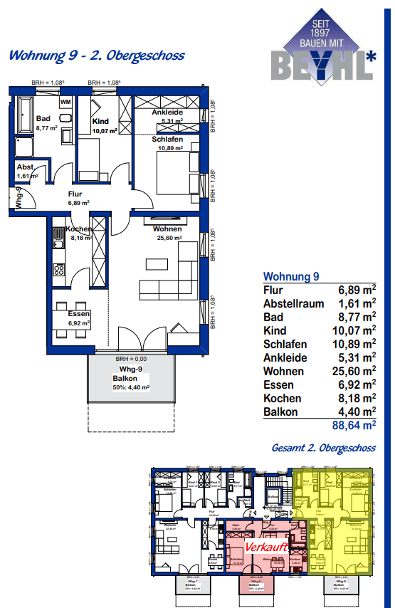 Prodej bytu 3+1 92 m², Bahnhofsplatz 4a, Gunzenhausen, Bavorsko Prodej bytu 3+1 92 m², Bahnhofsplatz 4a, Gunzenhausen, Bavorsko