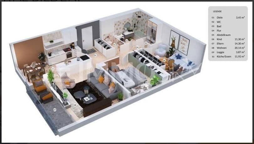 Prodej bytu 3+1 82 m², Eisenacher Strasse 4, Koblenz, Porýní-Falc Prodej bytu 3+1 82 m², Eisenacher Strasse 4, Koblenz, Porýní-Falc