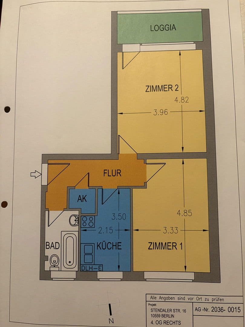 Prodej bytu 2+1 57 m², Stendale Str. 16, Berlin, Berlín Prodej bytu 2+1 57 m², Stendale Str. 16, Berlin, Berlín