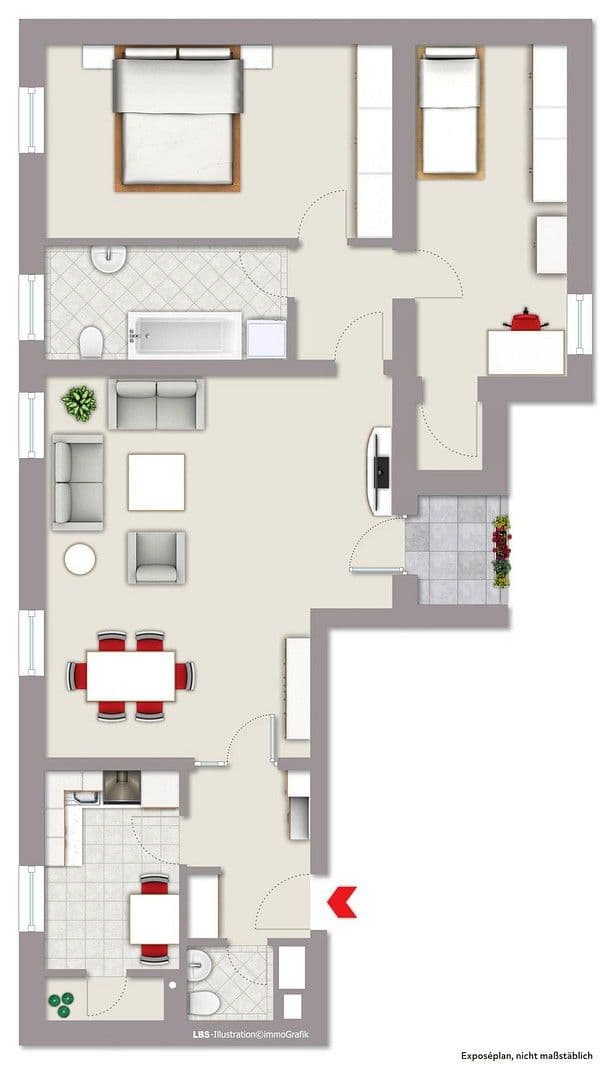 Pronájem bytu 3+1 91 m², Palmbuschweg 131, Essen, Severní Porýní-Vestfálsko Pronájem bytu 3+1 91 m², Palmbuschweg 131, Essen, Severní Porýní-Vestfálsko