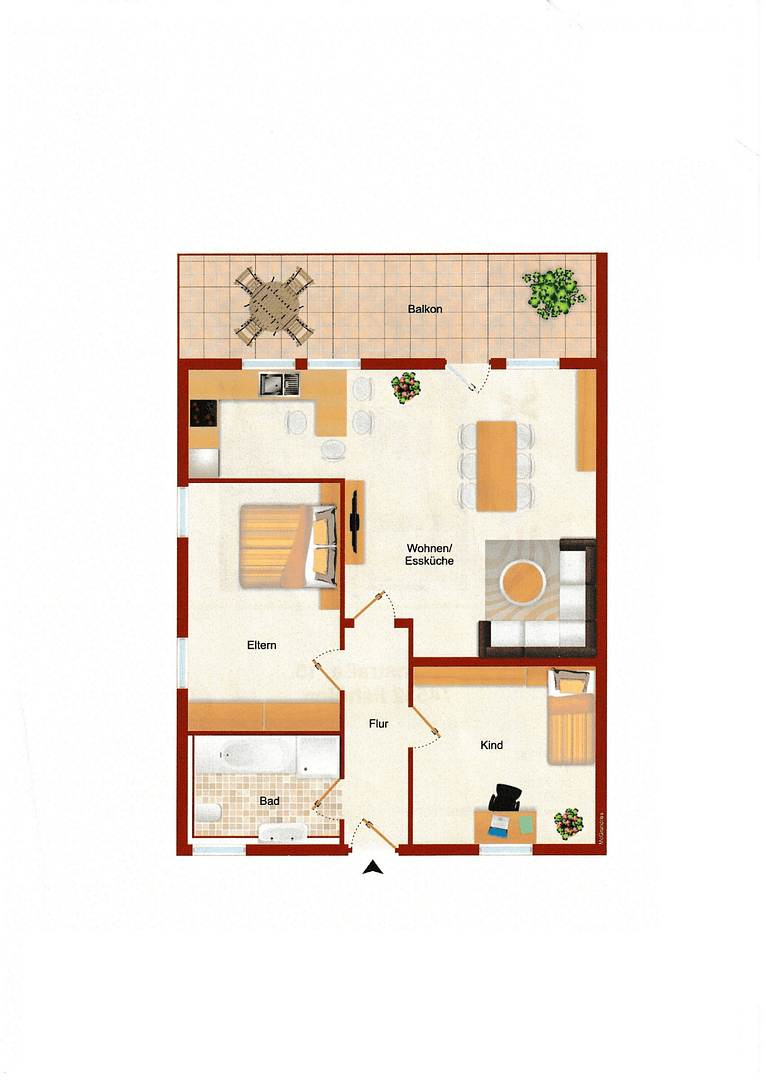 Prodej bytu 3+1 77 m², Ilshofen, Bádensko-Württembersko Prodej bytu 3+1 77 m², Ilshofen, Bádensko-Württembersko