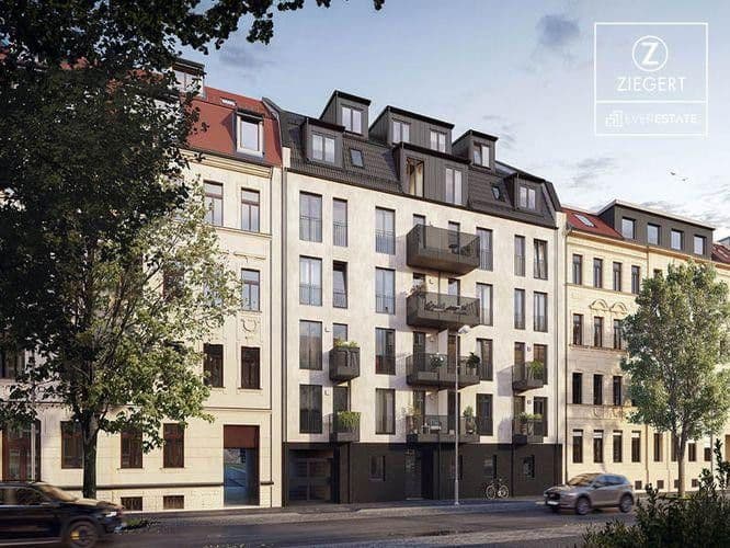 Pronájem bytu 1+1 23 m², Comeniusstrasse 22, Leipzig, Sasko Pronájem bytu 1+1 23 m², Comeniusstrasse 22, Leipzig, Sasko