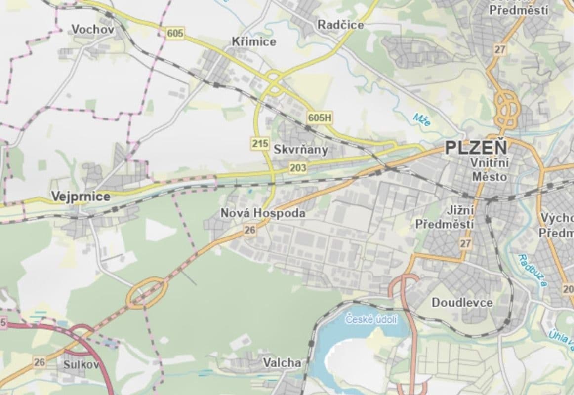 Prodej pozemku 1.809 m², Plzeň, Plzeňský kraj Prodej pozemku 1.809 m², Plzeň, Plzeňský kraj