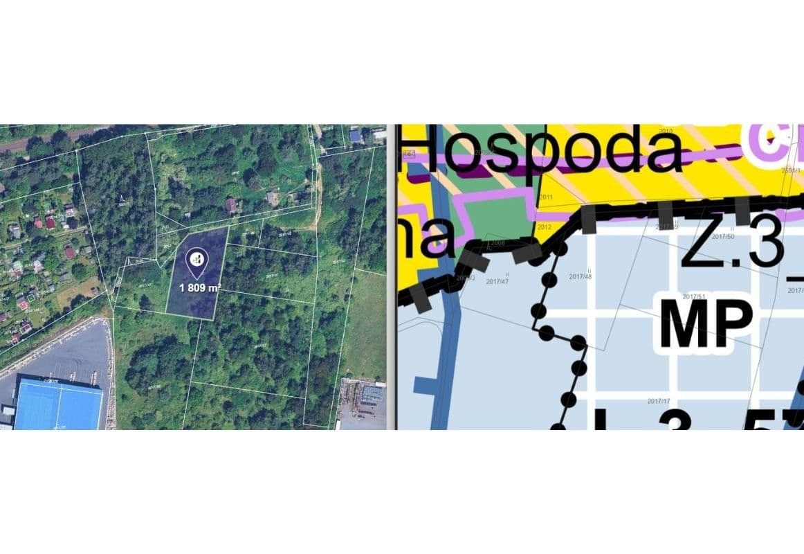 Prodej pozemku 1.809 m², Plzeň, Plzeňský kraj Prodej pozemku 1.809 m², Plzeň, Plzeňský kraj