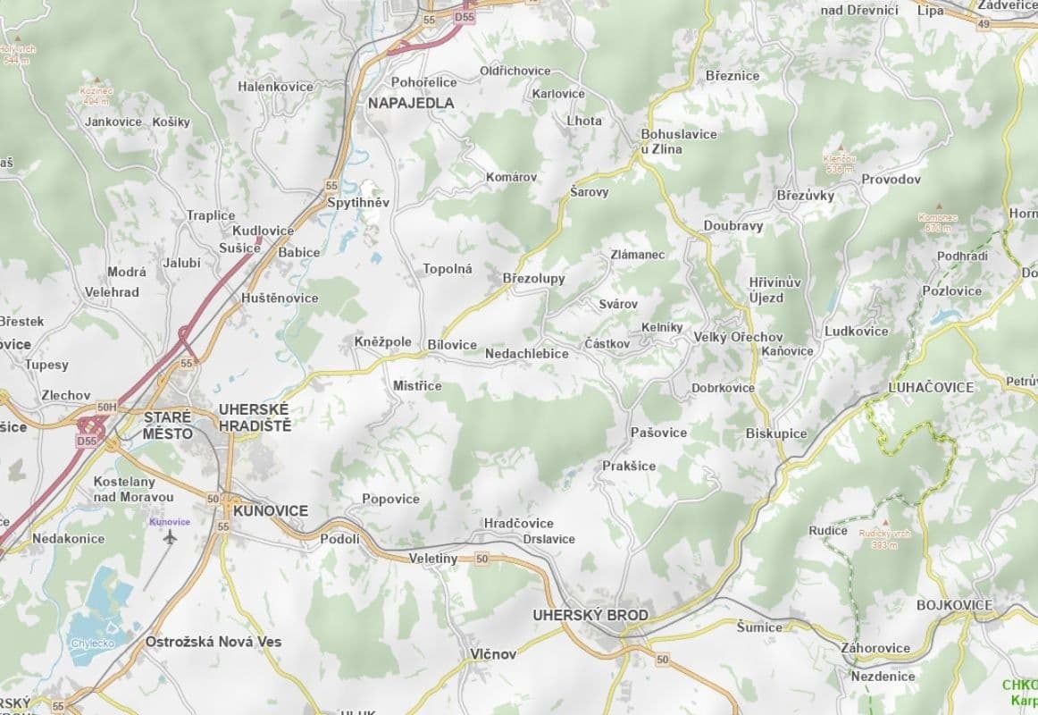 Prodej pozemku 1.352 m², Částkov, Zlínský kraj Prodej pozemku 1.352 m², Částkov, Zlínský kraj
