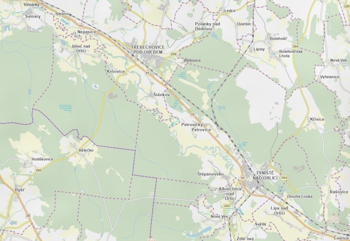 Prodej pozemku 14.244 m², Třebechovice pod Orebem, Královéhradecký kraj Prodej pozemku 14.244 m², Třebechovice pod Orebem, Královéhradecký kraj