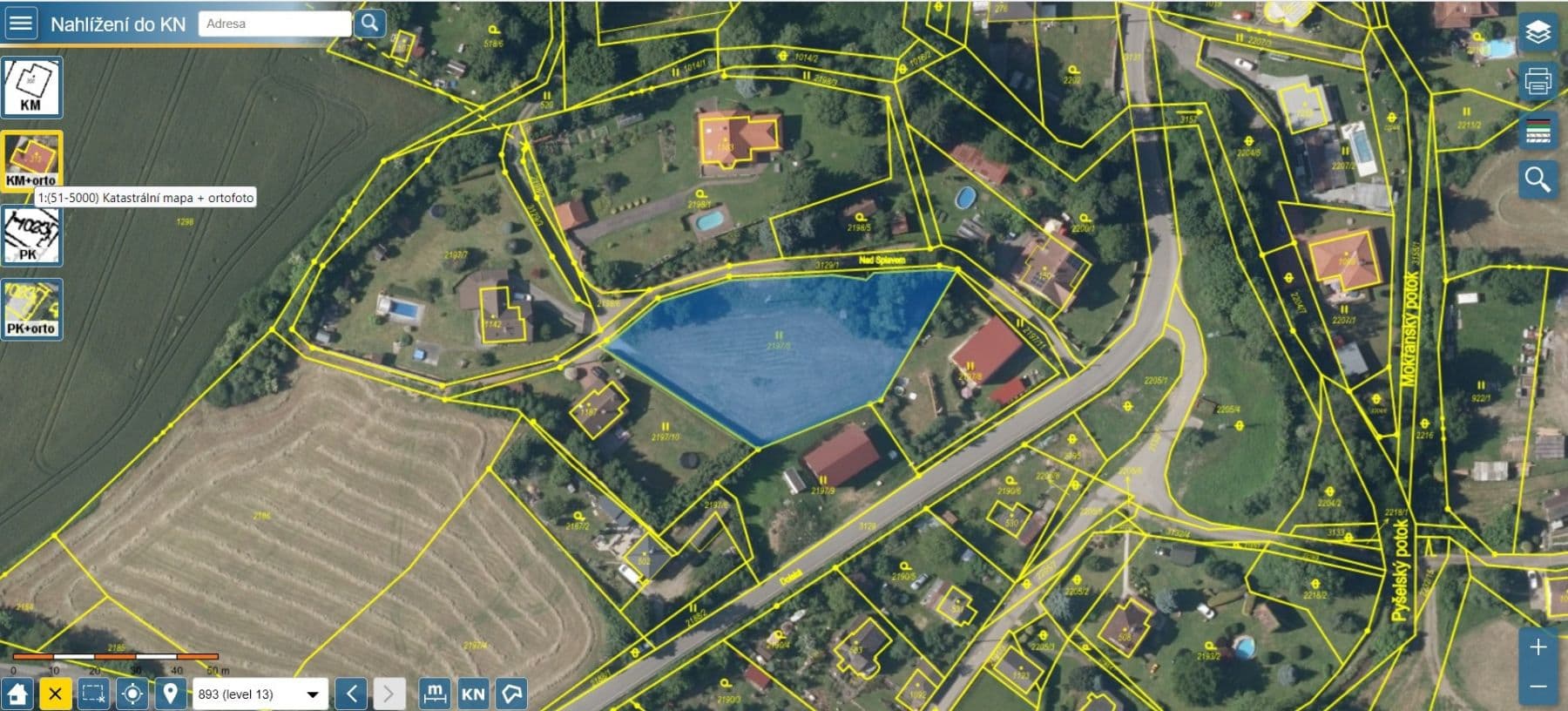 Prodej pozemku 2.256 m², Nespeky, Středočeský kraj Prodej pozemku 2.256 m², Nespeky, Středočeský kraj