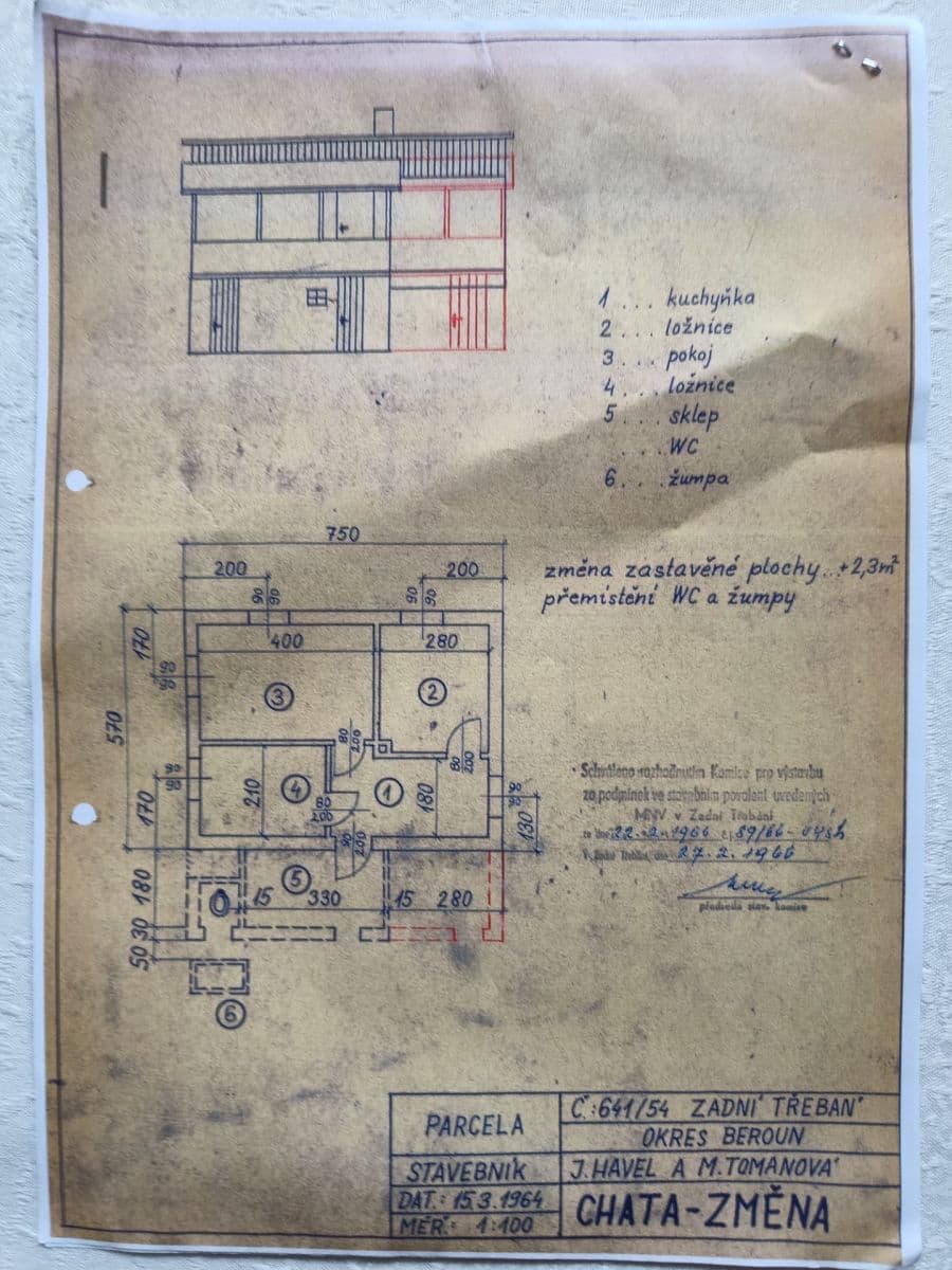 Prodej chaty, chalupy 62 m², pozemek 504 m², Lesní, Zadní Třebaň, Středočeský kraj Prodej chaty, chalupy 62 m², pozemek 504 m², Lesní, Zadní Třebaň, Středočeský kraj