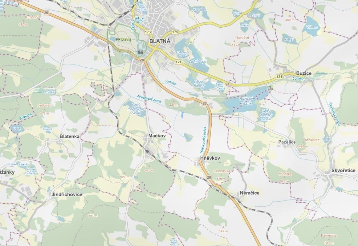 Prodej pozemku 1.012 m², Blatná, Jihočeský kraj Prodej pozemku 1.012 m², Blatná, Jihočeský kraj