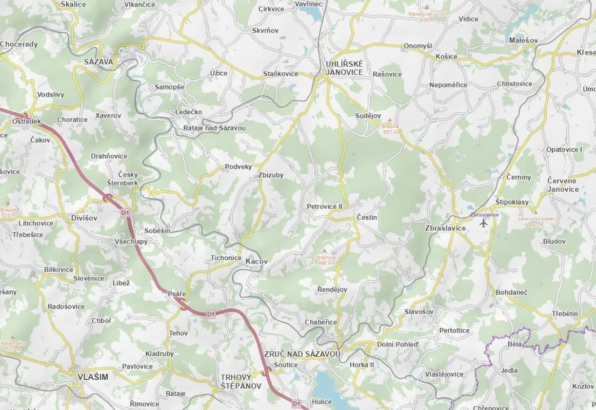 Prodej pozemku 3.183 m², Zbizuby, Středočeský kraj Prodej pozemku 3.183 m², Zbizuby, Středočeský kraj
