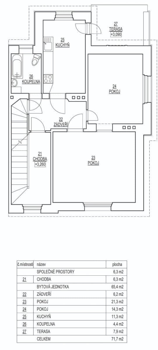 Pronájem bytu 2+1 65 m², Tišnovská, Brno, Jihomoravský kraj Pronájem bytu 2+1 65 m², Tišnovská, Brno, Jihomoravský kraj
