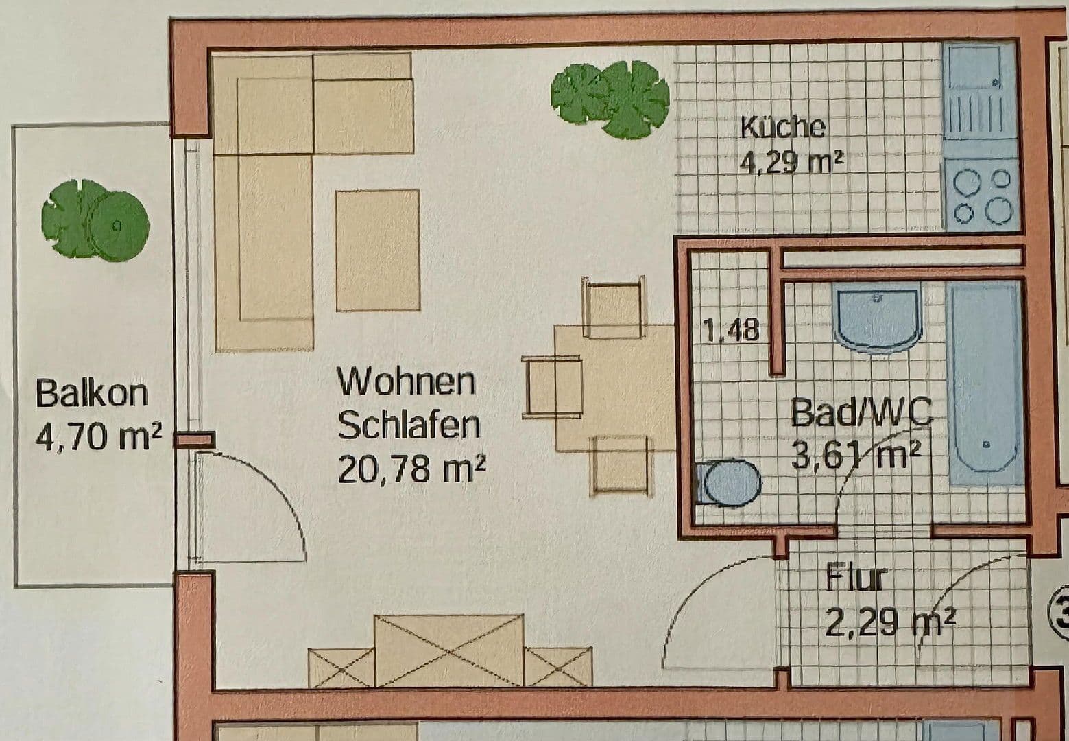 Prodej bytu 1+1 35 m², Angererstraße 4, München - Schwabing-West, Bavorsko Prodej bytu 1+1 35 m², Angererstraße 4, München - Schwabing-West, Bavorsko