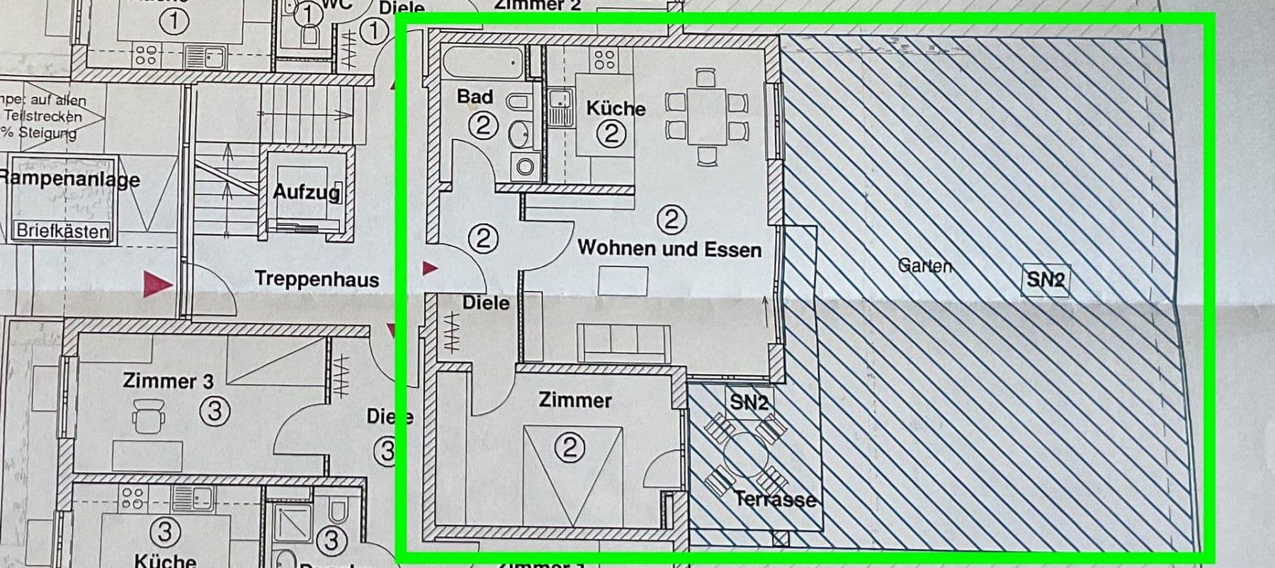 Pronájem bytu 2+kk 63 m², Offenburg, Bádensko-Württembersko Pronájem bytu 2+kk 63 m², Offenburg, Bádensko-Württembersko