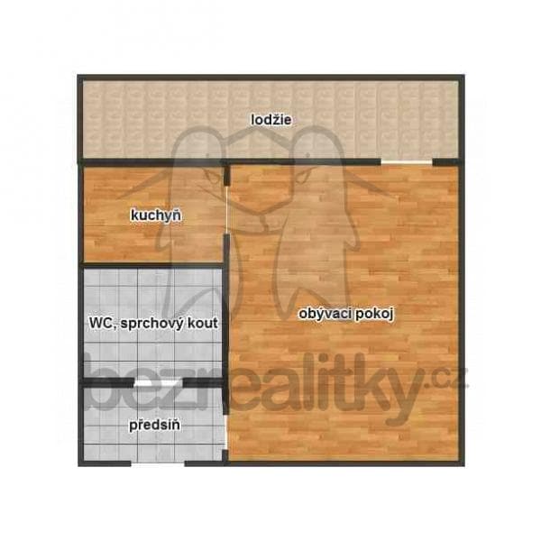 Pronájem bytu 1+kk 34 m², Hurbanova, Praha, Praha Pronájem bytu 1+kk 34 m², Hurbanova, Praha, Praha
