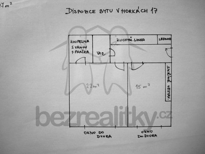 Pronájem bytu 2+1 50 m², V Horkách, Praha, Praha Pronájem bytu 2+1 50 m², V Horkách, Praha, Praha