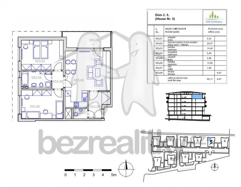 Pronájem bytu 3+kk 76 m², Jana Přibíka, Praha, Praha Pronájem bytu 3+kk 76 m², Jana Přibíka, Praha, Praha