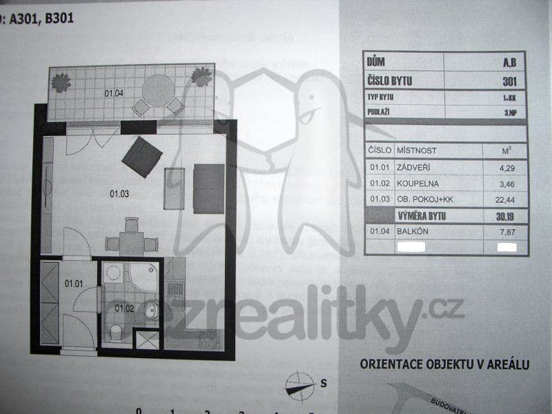 Pronájem bytu 1+kk 30 m², Sicherova, Praha, Praha Pronájem bytu 1+kk 30 m², Sicherova, Praha, Praha