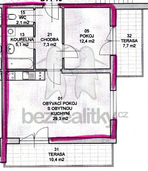 Pronájem bytu 2+kk 56 m², 24015, Holubice, Středočeský kraj Pronájem bytu 2+kk 56 m², 24015, Holubice, Středočeský kraj