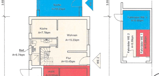 Pronájem bytu 3+1 70 m², Lindenstraße, Sottrum Pronájem bytu 3+1 70 m², Lindenstraße, Sottrum