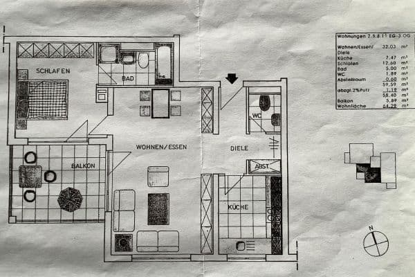 Prodej bytu 2+1 65 m², Bad Homburg Prodej bytu 2+1 65 m², Bad Homburg