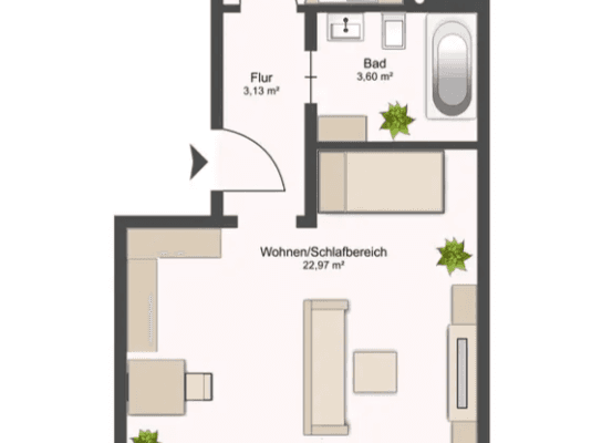 Prodej bytu 1+1 40 m², Albrecht-Dürer-Str., München, Bavorsko Prodej bytu 1+1 40 m², Albrecht-Dürer-Str., München, Bavorsko