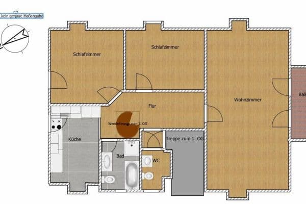 Pronájem bytu 5+1 120 m², Massenhausen, Bavorsko Pronájem bytu 5+1 120 m², Massenhausen, Bavorsko