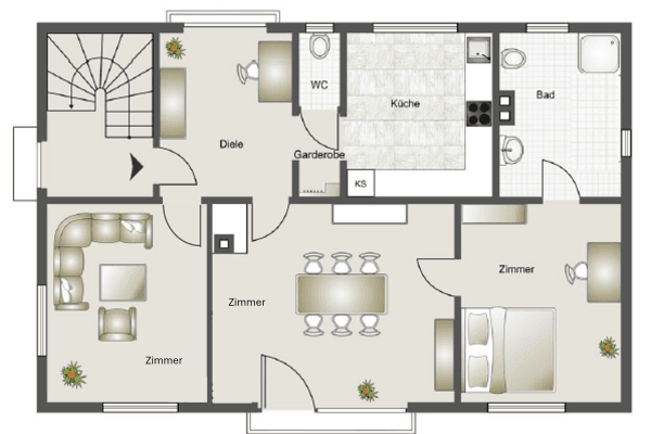 Pronájem bytu 3+1 78 m², Schwäbisch Gmünd Pronájem bytu 3+1 78 m², Schwäbisch Gmünd