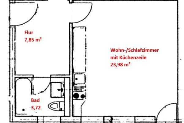 Prodej bytu 1+1 40 m², Hamburg, Hamburg Prodej bytu 1+1 40 m², Hamburg, Hamburg