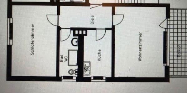Pronájem bytu 2+1 61 m², Erbschlöer Straße, Wuppertal - Ronsdorf Pronájem bytu 2+1 61 m², Erbschlöer Straße, Wuppertal - Ronsdorf