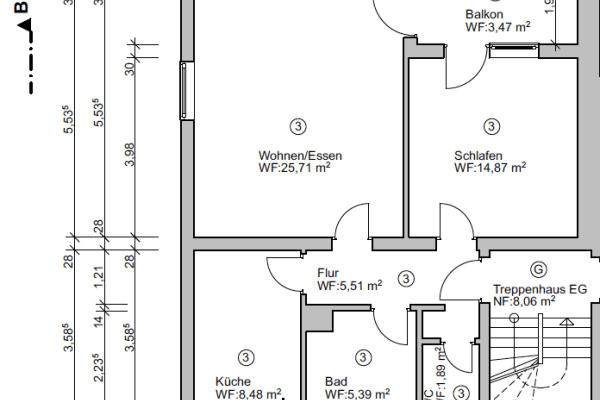 Prodej bytu 2+1 65 m², Reutlingen Prodej bytu 2+1 65 m², Reutlingen