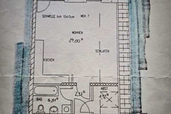 Pronájem bytu 1+kk 40 m², Groß-Winternheim Pronájem bytu 1+kk 40 m², Groß-Winternheim