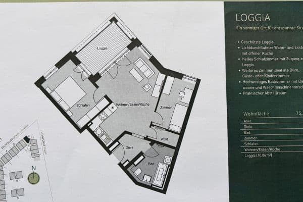 Pronájem bytu 3+1 76 m², Eschollbrücker Straße 8, Darmstadt Pronájem bytu 3+1 76 m², Eschollbrücker Straße 8, Darmstadt
