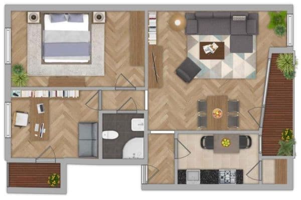 Pronájem bytu 4+1 86 m², Landwehrstraße 49, Bremen, Bremen Pronájem bytu 4+1 86 m², Landwehrstraße 49, Bremen, Bremen