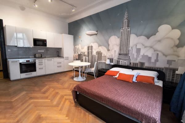 Pronájem bytu 1+kk 31 m², Hálkova, Praha Pronájem bytu 1+kk 31 m², Hálkova, Praha