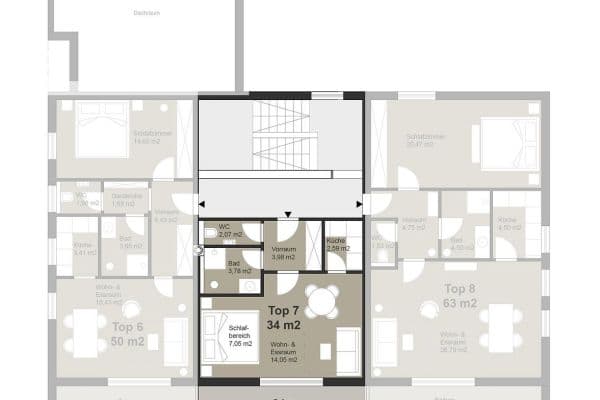 Prodej bytu 1+1 34 m², Millstatt am See, Korutany Prodej bytu 1+1 34 m², Millstatt am See, Korutany