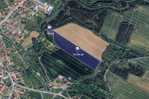 Prodej pozemku 23.969 m², Prodej pozemku 23.969 m²,