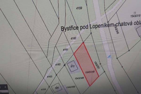 Prodej pozemku 360 m², Bystřice pod Lopeníkem Prodej pozemku 360 m², Bystřice pod Lopeníkem