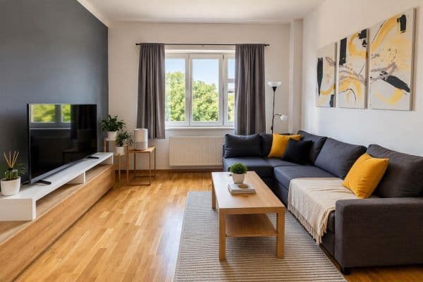 Pronájem bytu 2+kk 44 m², Jičínská, Praha Pronájem bytu 2+kk 44 m², Jičínská, Praha