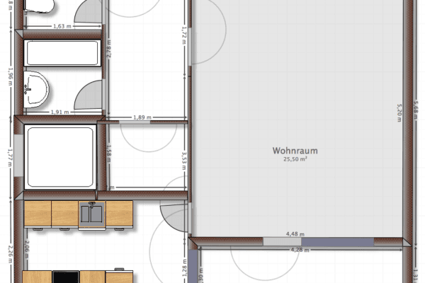 Pronájem bytu 1+kk 40 m², Universumstrasse, Wien, 20. Bezirk, Brigittenau, Wien Pronájem bytu 1+kk 40 m², Universumstrasse, Wien, 20. Bezirk, Brigittenau, Wien