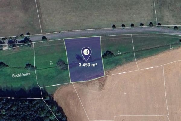 Prodej pozemku 3.453 m², Prodej pozemku 3.453 m²,