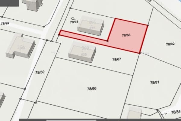 Prodej pozemku 517 m², Moravany Prodej pozemku 517 m², Moravany