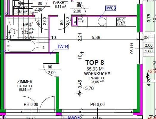 Pronájem bytu 3+1 66 m², Heiligenstädter Straße 395a, Wien, Wien Pronájem bytu 3+1 66 m², Heiligenstädter Straße 395a, Wien, Wien